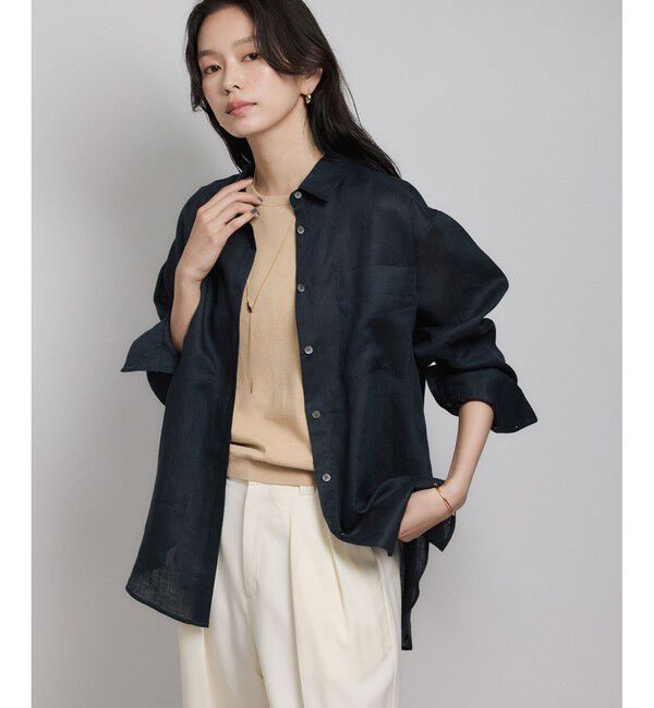 ROPE「ヨーロピアンリネンレギュラーシャツ/イージーケア」|シャツ・ブラウス|