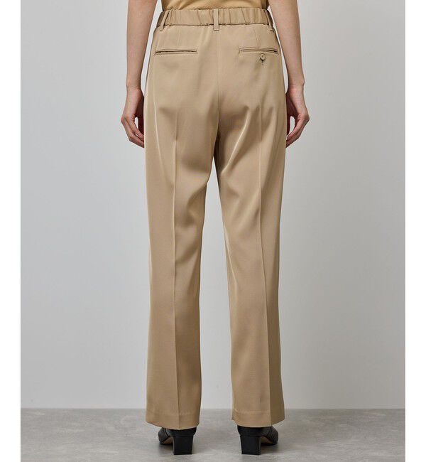 ROPE「センタープレスパンツ(トリアセテートツイル/デニムライク)」|チノ|