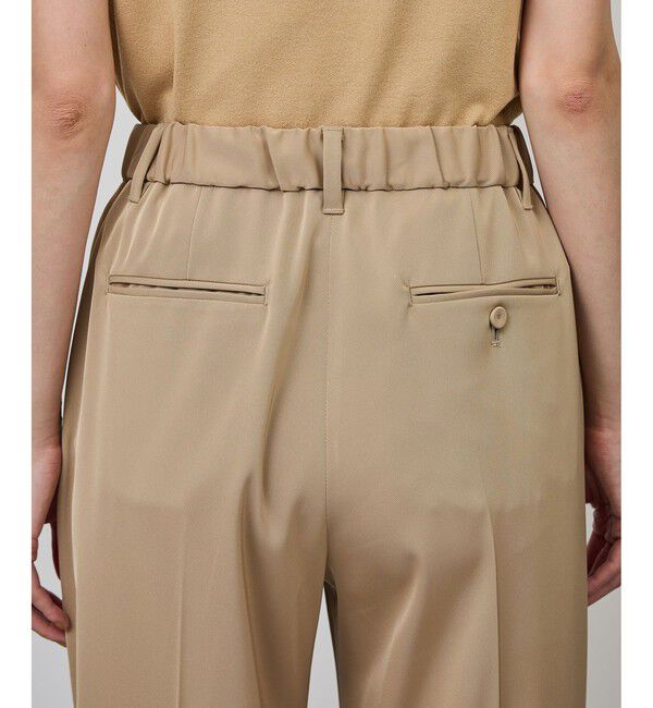 ROPE「センタープレスパンツ(トリアセテートツイル/デニムライク)」|チノ|