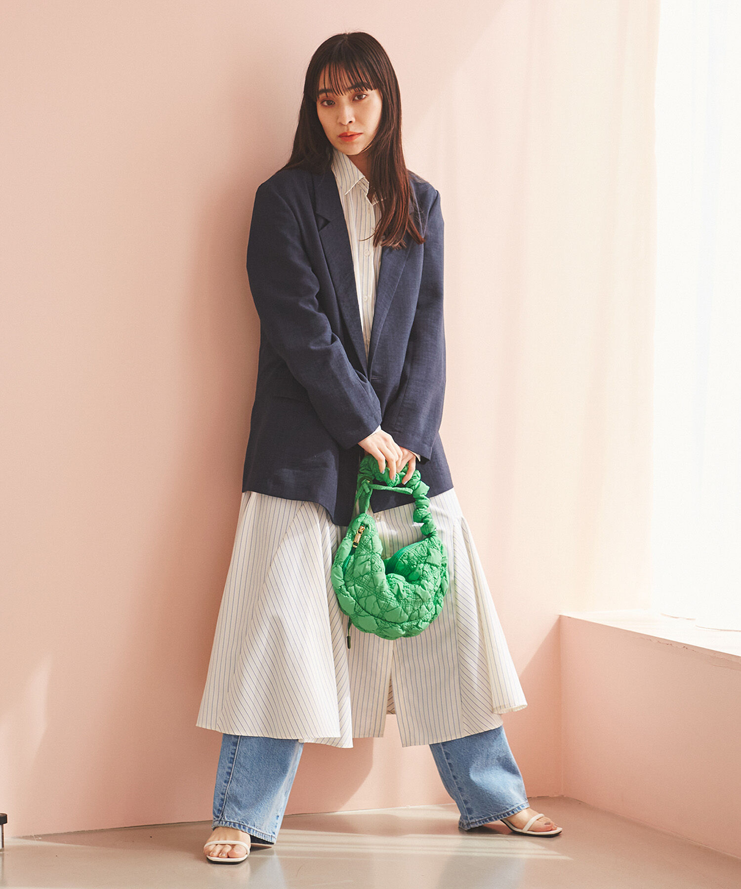 VIS「美easyテーラードジャケット【洗える】」|テーラードジャケット|