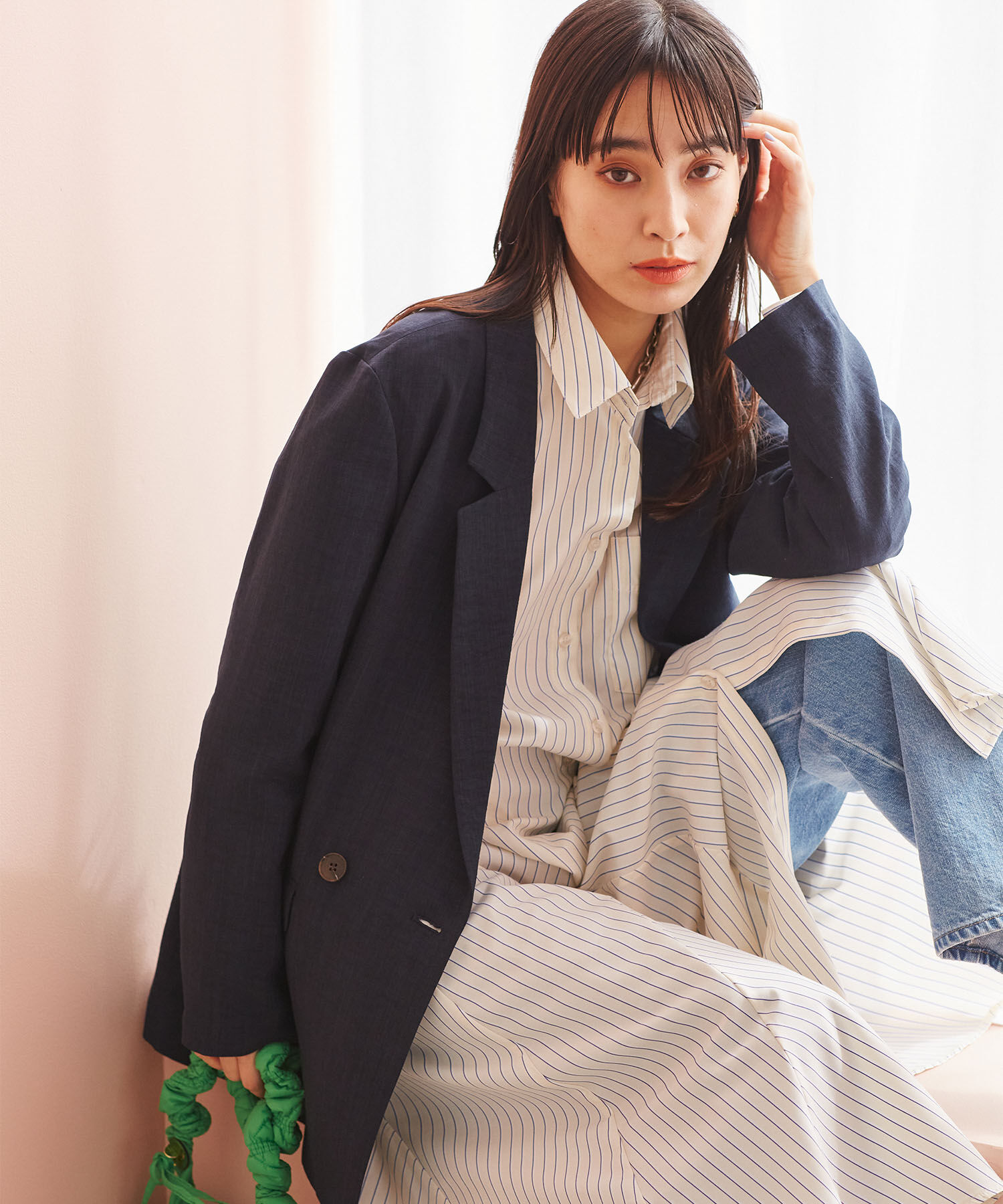 VIS「美easyテーラードジャケット【洗える】」|テーラードジャケット|