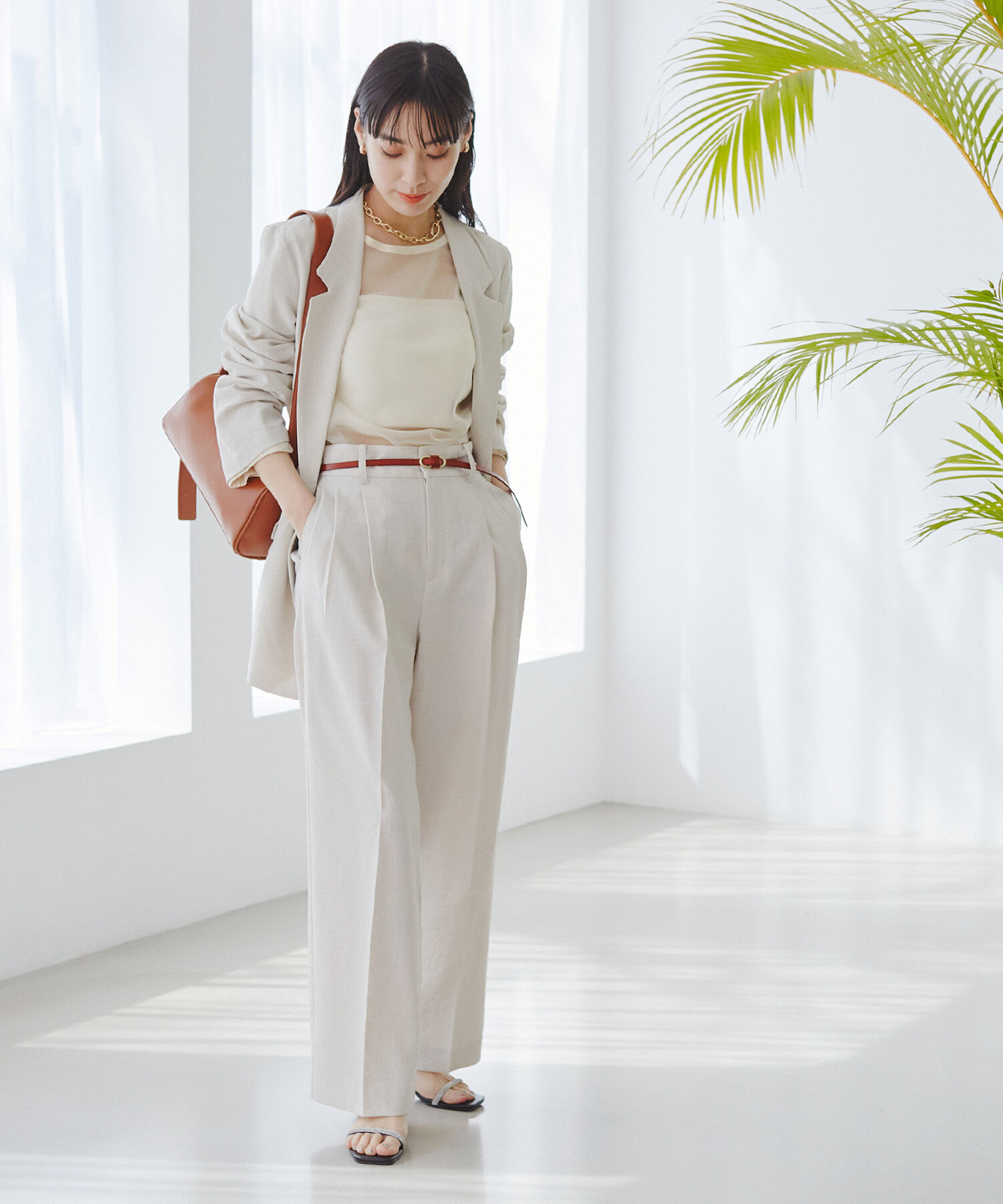 VIS「美easyテーラードジャケット【洗える】」|テーラードジャケット|