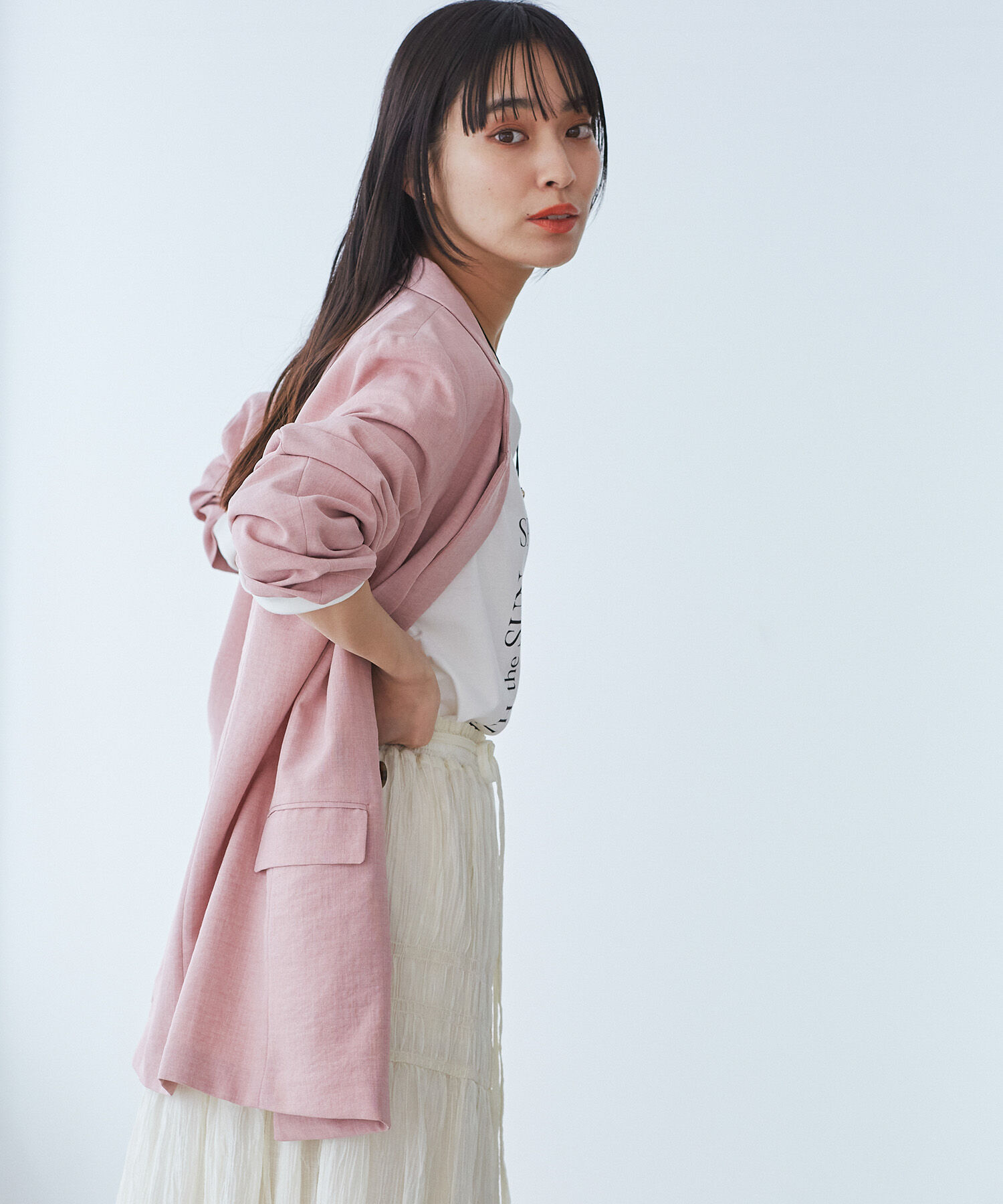 VIS「美easyテーラードジャケット【洗える】」|テーラードジャケット|