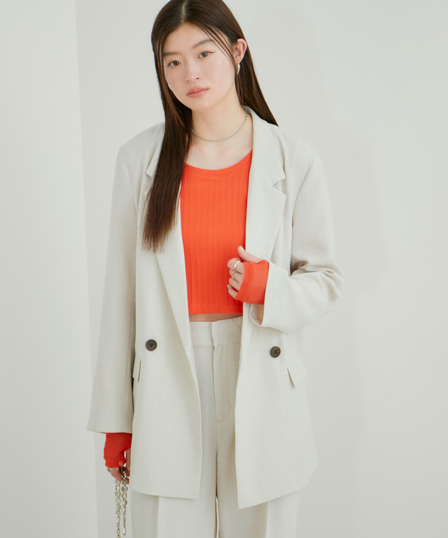 VIS「美easyテーラードジャケット【洗える】」|テーラードジャケット|