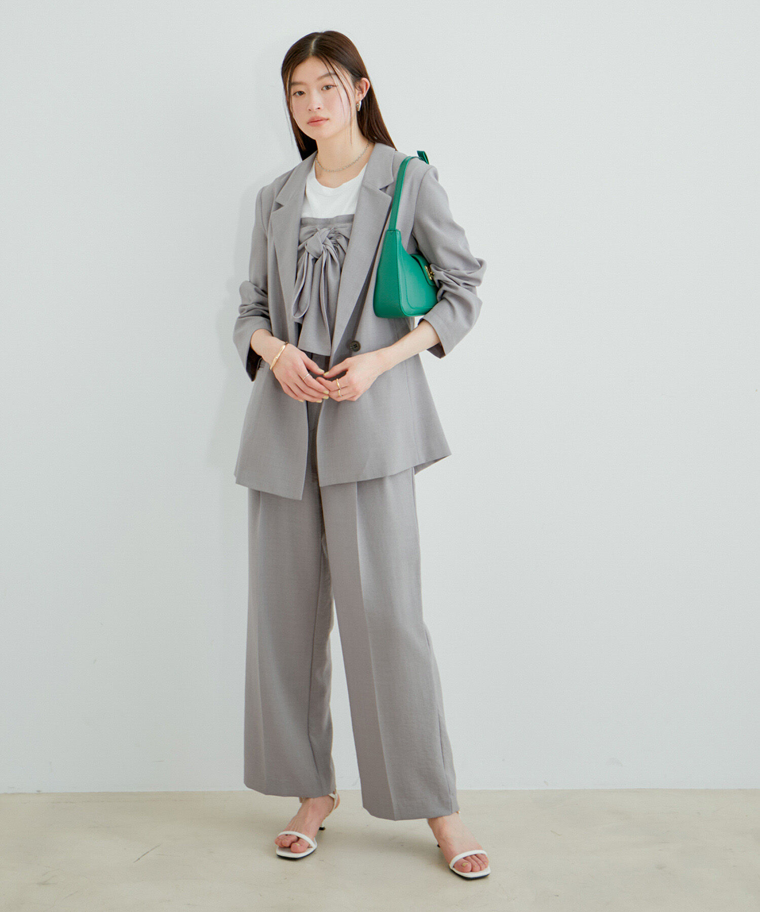 VIS「美easyテーラードジャケット【洗える】」|テーラードジャケット|