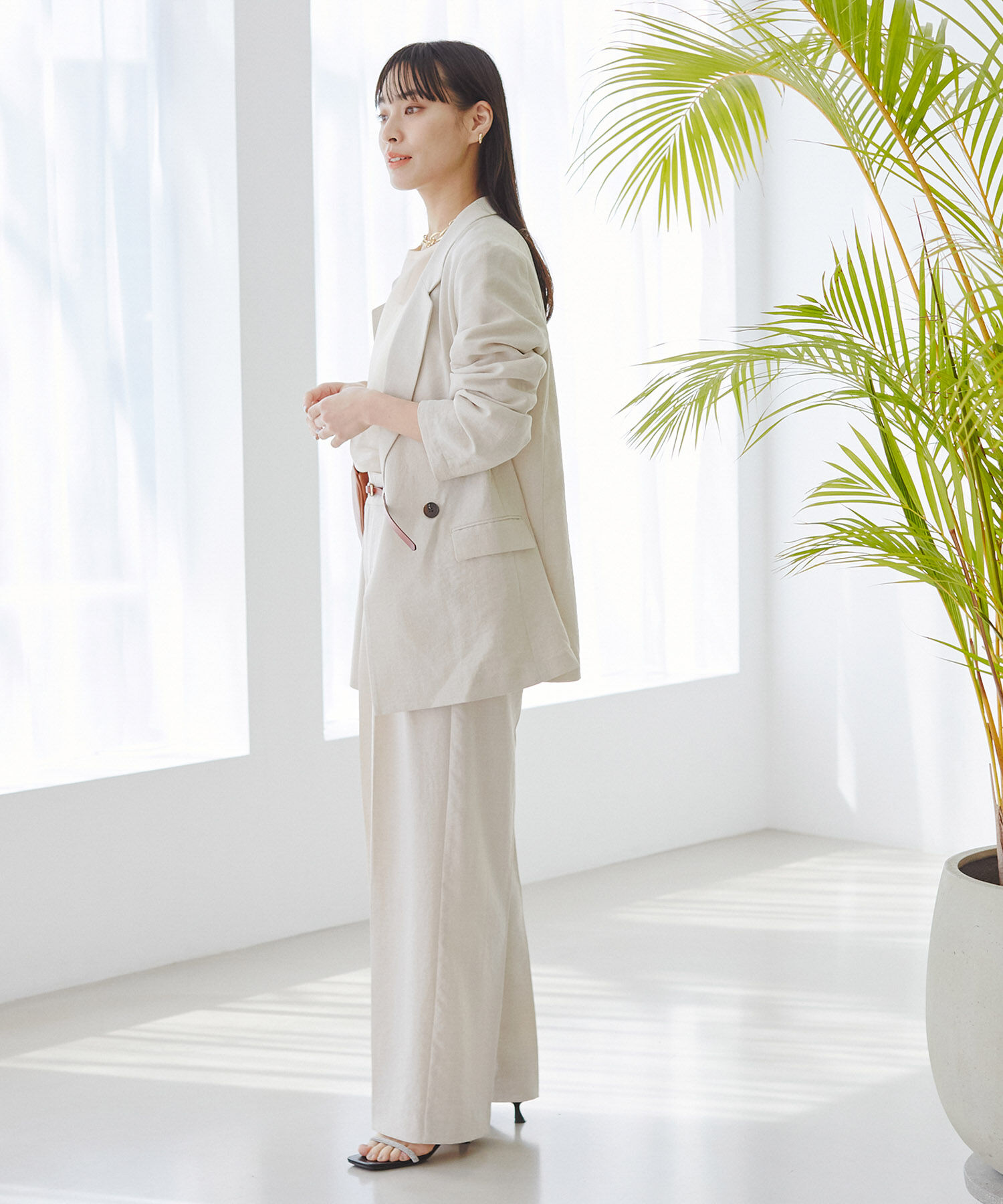 VIS「美easyテーラードジャケット【洗える】」|テーラードジャケット|