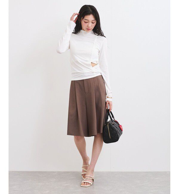 VIS「プチハイネックカットアウトプルオーバー」|Tシャツ・カットソー|