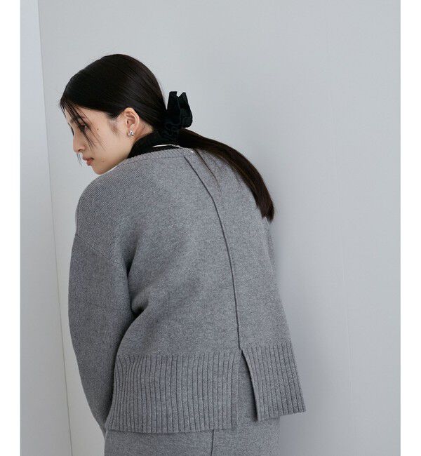 VIS「【セットアップ対応】もちっとニットミラノリブプルオーバー」|ニット・セーター|