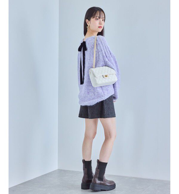 VIS「バックリボンHUGニット」|ニット・セーター|