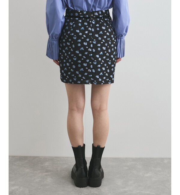 VIS「フラワージャガードミニスカート」|スカート|