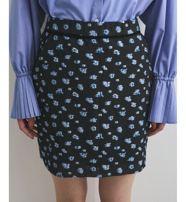 VIS「フラワージャガードミニスカート」|スカート|