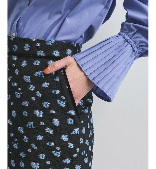 VIS「フラワージャガードミニスカート」|スカート|