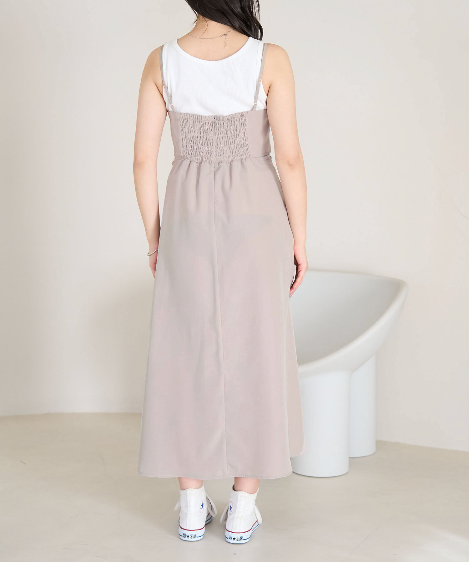 Rope&rsquo;Picnic「シアーブラウスキャミワンピース」|ワンピース|