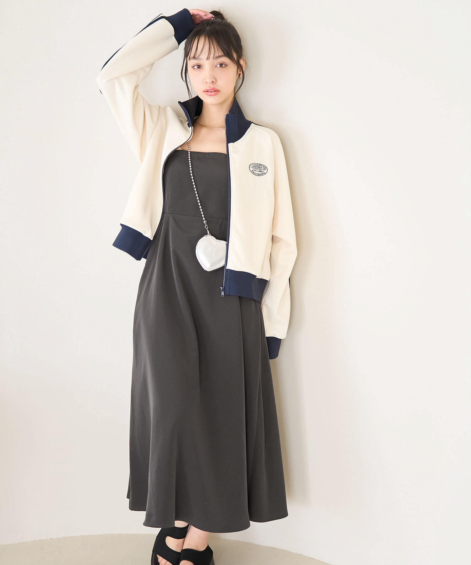 Rope&rsquo;Picnic「シアーブラウスキャミワンピース」|ワンピース|