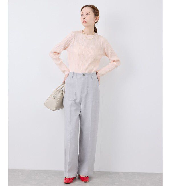 Rope&rsquo;Picnic「シルク混ワンポイントニットプルオーバー」|ニット・セーター|