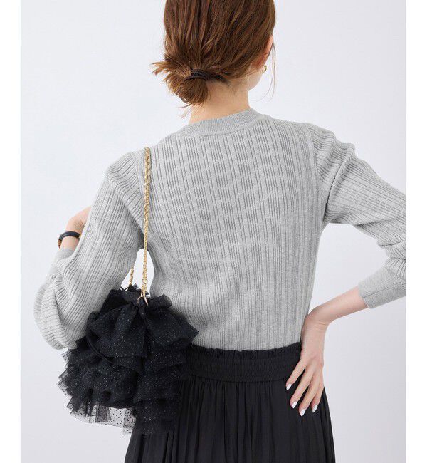 Rope&rsquo;Picnic「シルク混ワンポイントニットプルオーバー」|ニット・セーター|