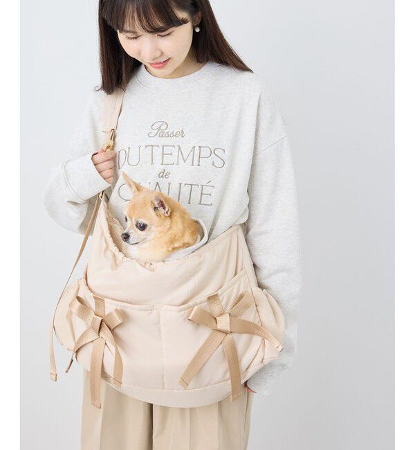 ROPE PICNIC PASSAGE「【DOG】【Casselini/キャセリーニ別注】リボンキャリーバック」|その他|