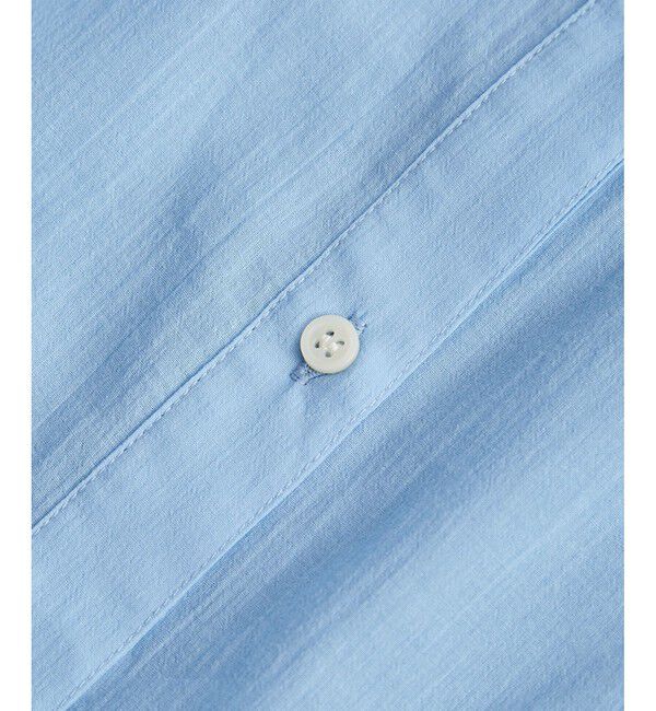 Rope&rsquo;Picnic「【接触冷感・通気性】お着軽シャツシリーズ/綿ボイルペプラムシャツ」|シャツ・ブラウス|