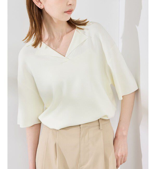 Rope&rsquo;Picnic「スキッパーサマーニットプルオーバー」|ニット・セーター|キナリ(16)