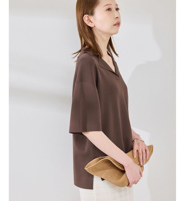 Rope&rsquo;Picnic「スキッパーサマーニットプルオーバー」|ニット・セーター|