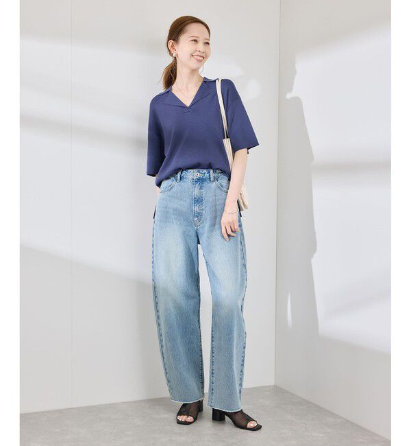 Rope&rsquo;Picnic「スキッパーサマーニットプルオーバー」|ニット・セーター|