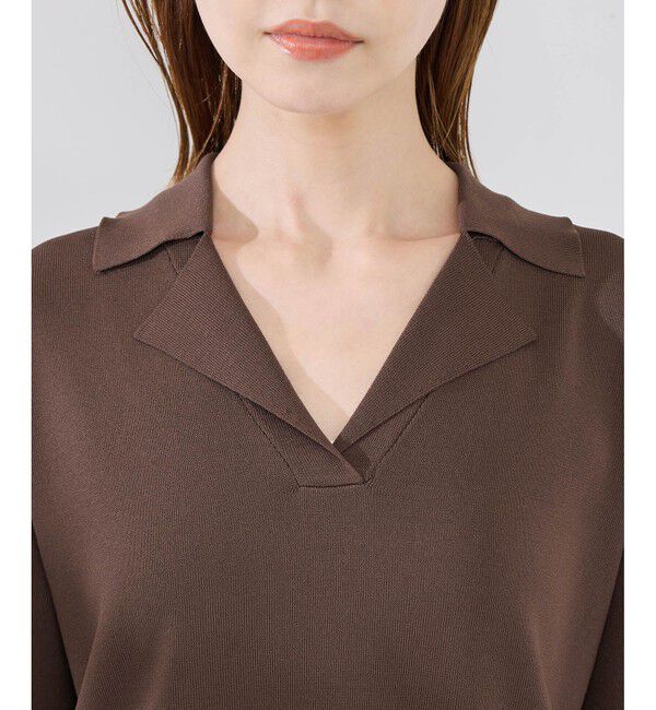 Rope&rsquo;Picnic「スキッパーサマーニットプルオーバー」|ニット・セーター|