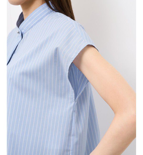 Rope&rsquo;Picnic「【防シワ】リボンフレンチスリーブシャツ」|シャツ・ブラウス|