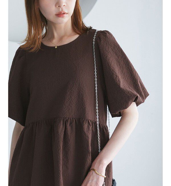 Rope&rsquo;Picnic「バルーンペプラムブラウス」|シャツ・ブラウス|