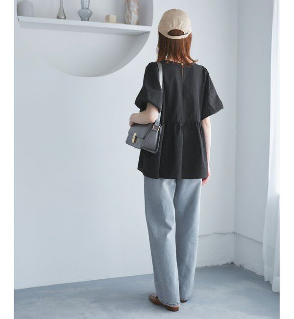 Rope&rsquo;Picnic「バルーンペプラムブラウス」|シャツ・ブラウス|