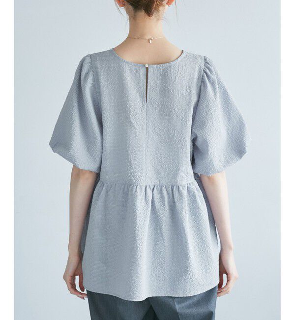 Rope&rsquo;Picnic「バルーンペプラムブラウス」|シャツ・ブラウス|