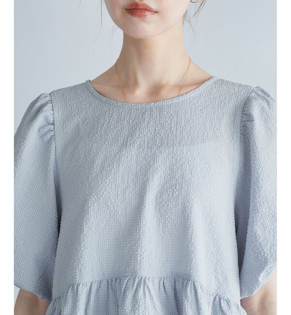 Rope&rsquo;Picnic「バルーンペプラムブラウス」|シャツ・ブラウス|