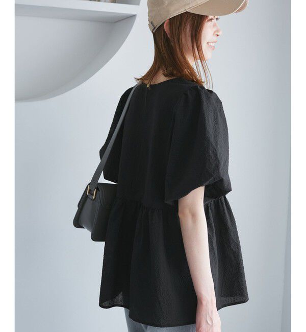 Rope&rsquo;Picnic「バルーンペプラムブラウス」|シャツ・ブラウス|