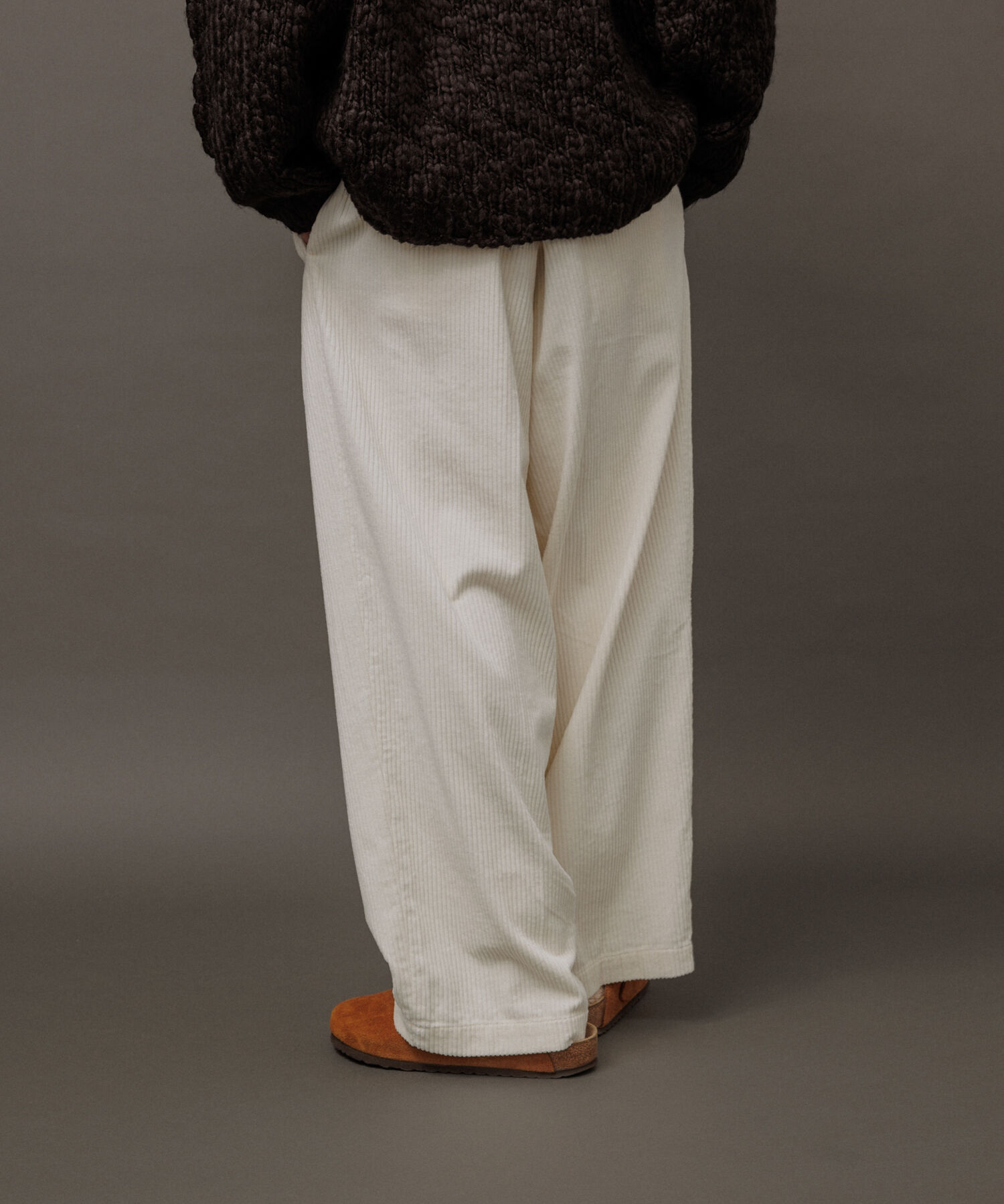 ADAM ET ROPE'「《好評につき数量限定で登場》【WEB限定】2タック ワイドルーズ ドカンパンツ / バギーパンツ /コーデュロ」|その他|