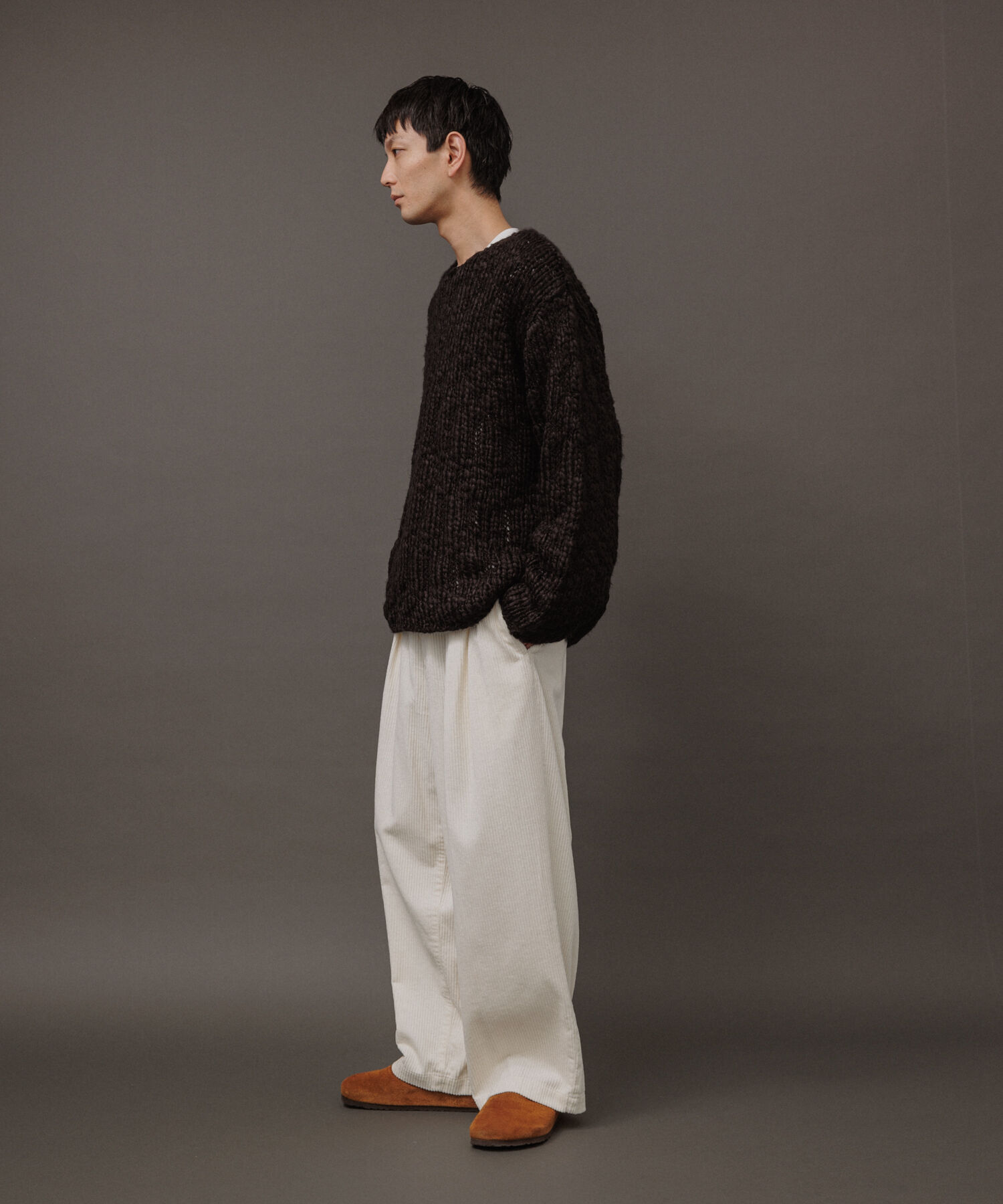 ADAM ET ROPE'「《好評につき数量限定で登場》【WEB限定】2タック ワイドルーズ ドカンパンツ / バギーパンツ /コーデュロ」|その他|