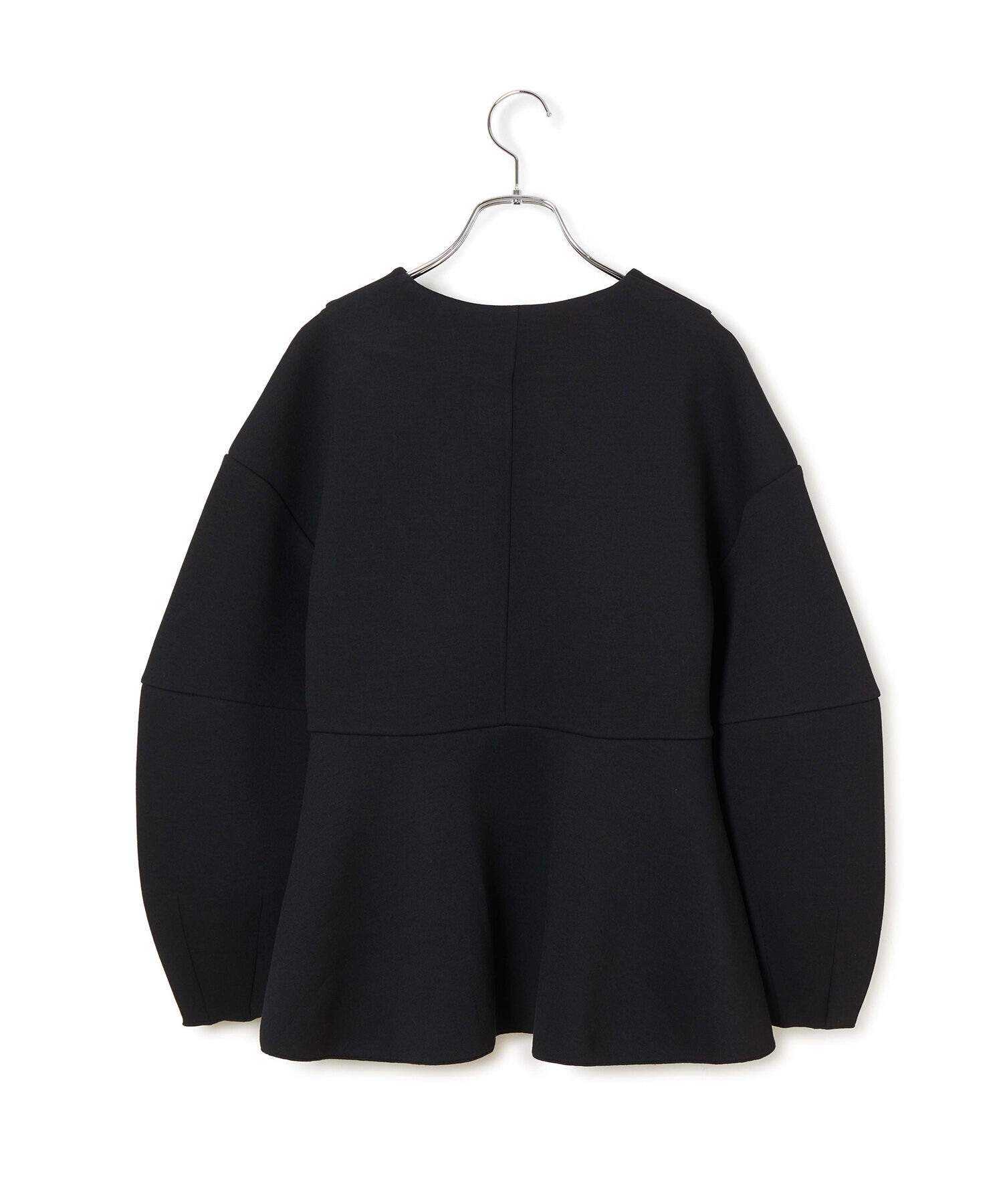 ADAM ET ROPE'「ミックスボタンペプラムカーディガン」|カーディガン|