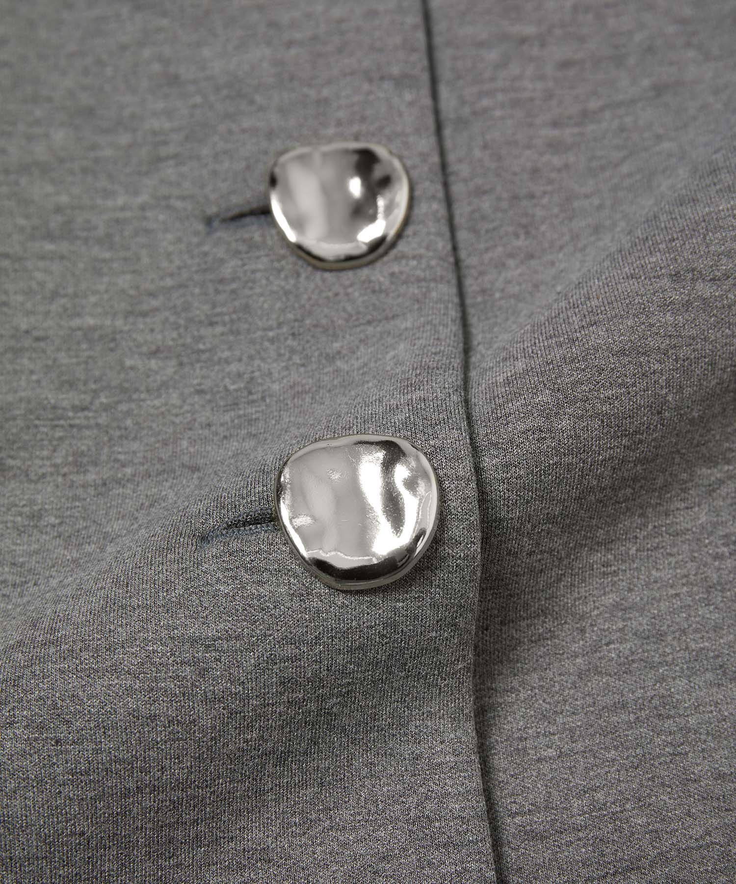 ADAM ET ROPE'「ミックスボタンペプラムカーディガン」|カーディガン|