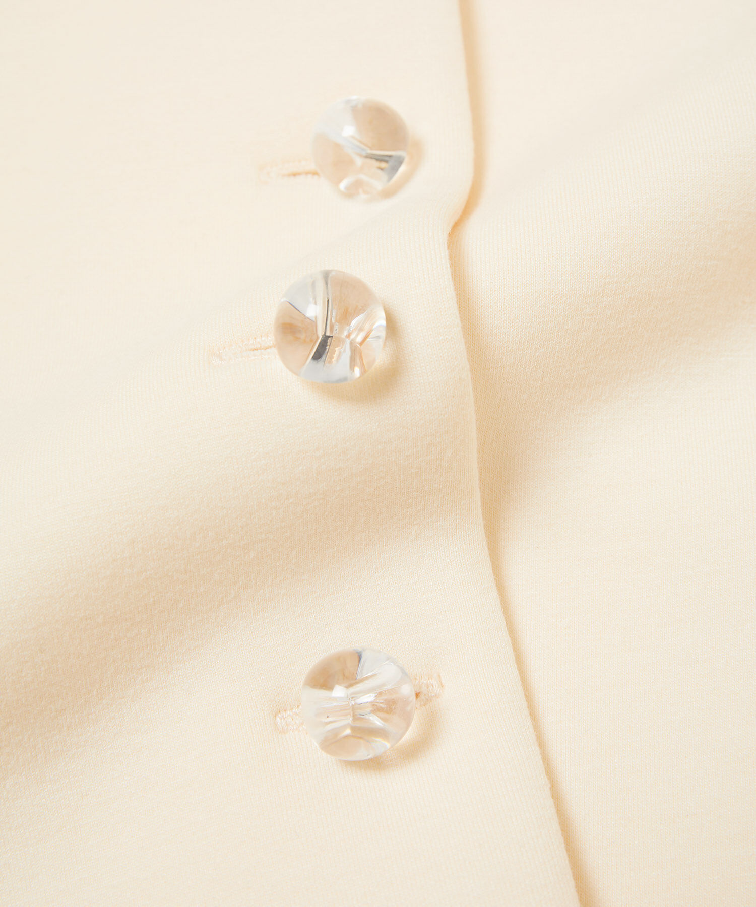 ADAM ET ROPE'「ミックスボタンペプラムカーディガン」|カーディガン|