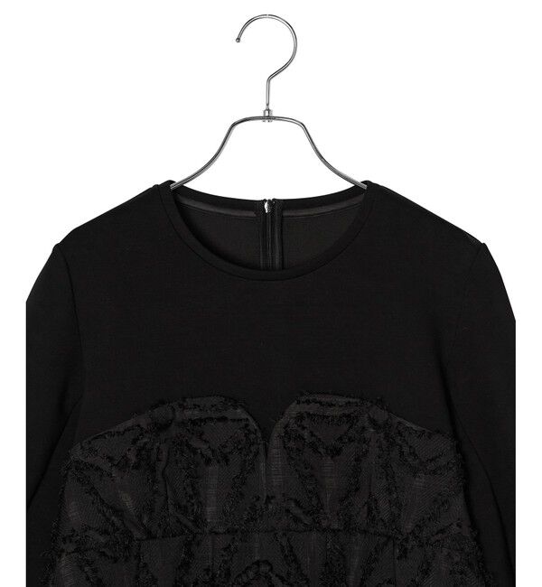 ADAM ET ROPE'「【追加】・【サステナブル】ジャカードビスチェコンビプルオーバー」|Tシャツ・カットソー|