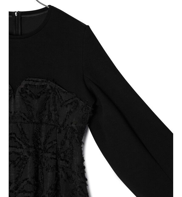 ADAM ET ROPE'「【追加】・【サステナブル】ジャカードビスチェコンビプルオーバー」|Tシャツ・カットソー|