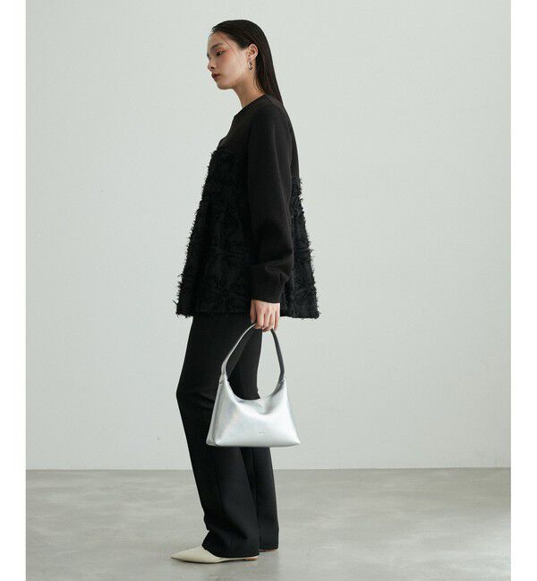 ADAM ET ROPE'「【追加】・【サステナブル】ジャカードビスチェコンビプルオーバー」|Tシャツ・カットソー|