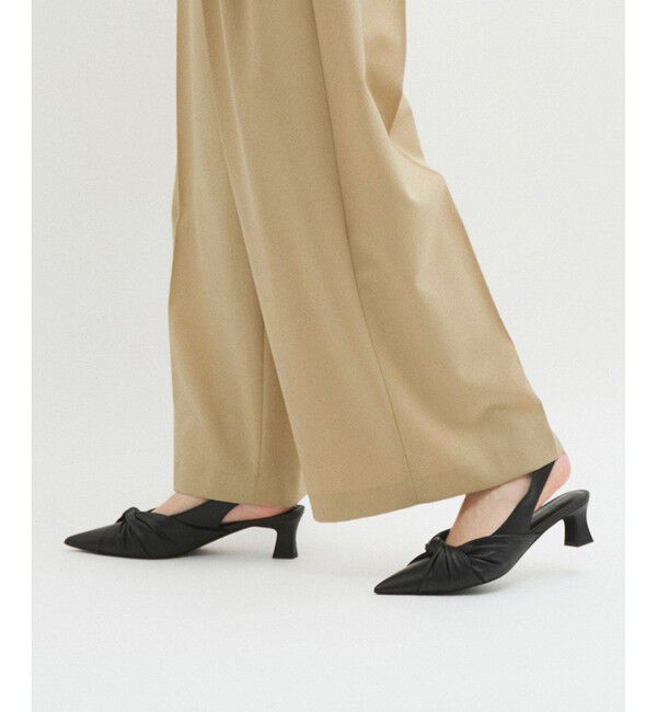 ADAM ET ROPE'「リボンバックストラップパンプス」|パンプス|