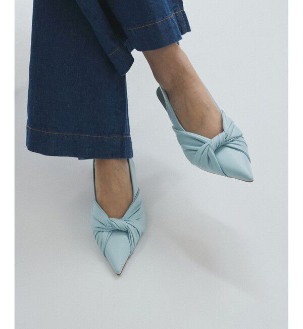 ADAM ET ROPE'「リボンバックストラップパンプス」|パンプス|