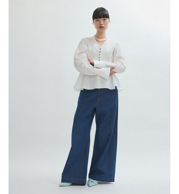 ADAM ET ROPE'「リボンバックストラップパンプス」|パンプス|