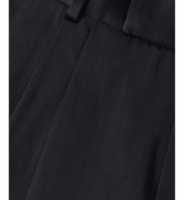 ADAM ET ROPE'「【EMOELLE】バイカラーベルトドレスパンツ」|チノ|