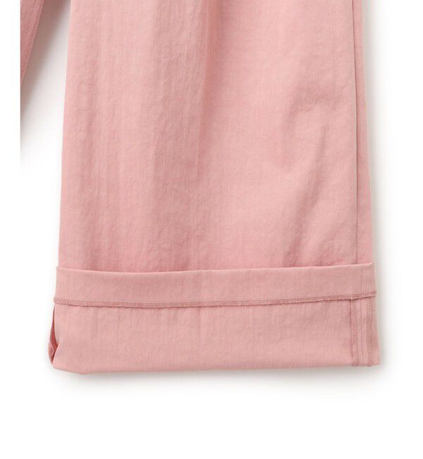 ADAM ET ROPE'「【EMOELLE】バイカラーベルトドレスパンツ」|チノ|