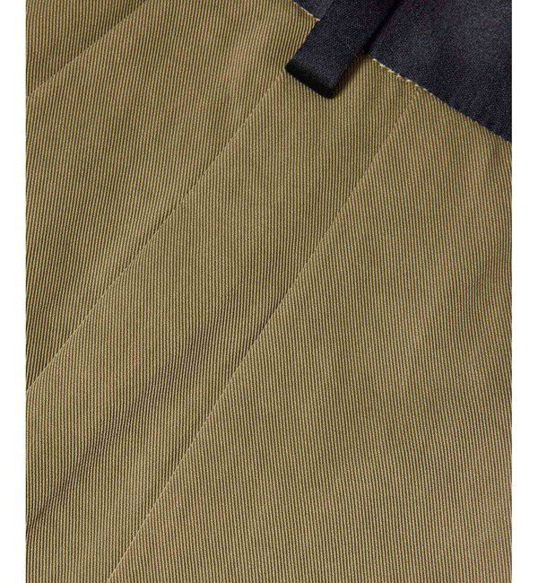 ADAM ET ROPE'「【EMOELLE】バイカラーベルトドレスパンツ」|チノ|