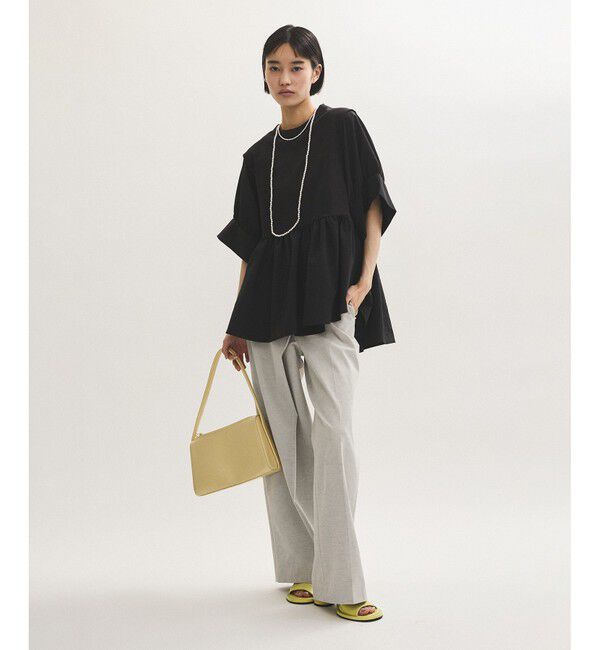 ADAM ET ROPE'「【新色追加】・【サステナブル】バウンスカフスプルオーバー」|Tシャツ・カットソー|