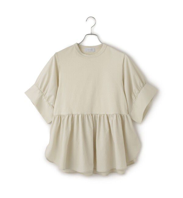 ADAM ET ROPE'「【新色追加】・【サステナブル】バウンスカフスプルオーバー」|Tシャツ・カットソー|