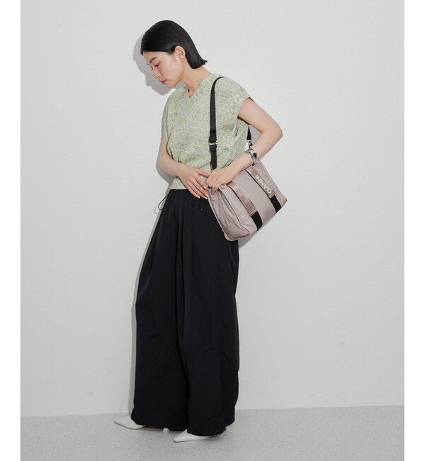 ADAM ET ROPE'「【定番人気】撥水ナイロンイージーパンツ」|チノ|