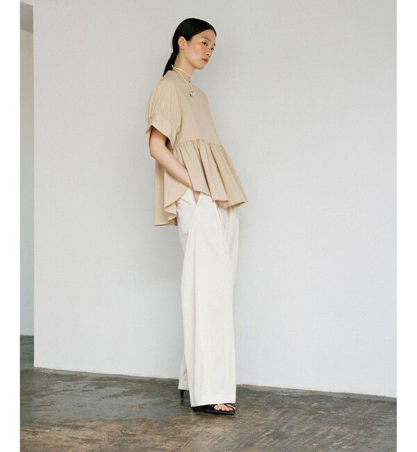 ADAM ET ROPE'「【定番人気】撥水ナイロンイージーパンツ」|チノ|